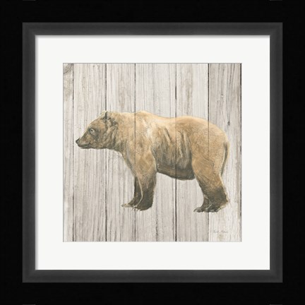 Framed Natural Majesty III v2 on Wood Print