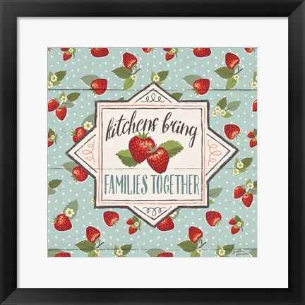 Framed Sweet Life IX Print