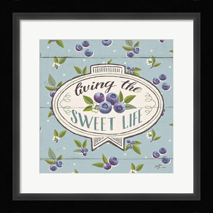 Framed Sweet Life VIII Print