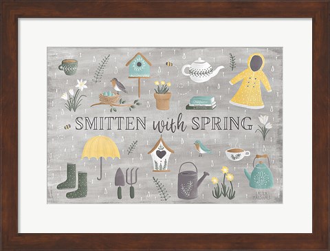 Framed Smitten With Spring III Print