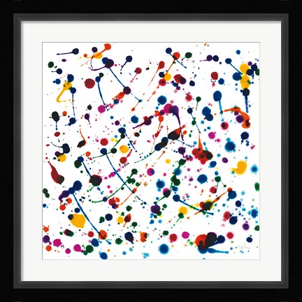 Framed Party Lights Print