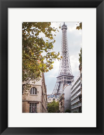 Framed Eiffel View II Print