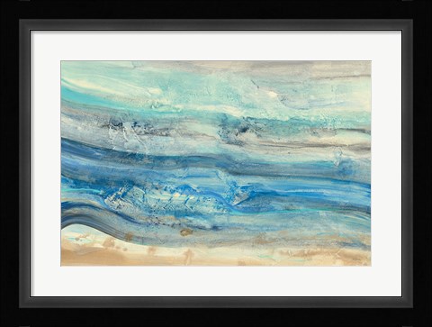 Framed Ocean Waves Print