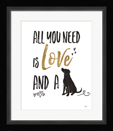 Framed Pet Love II Print
