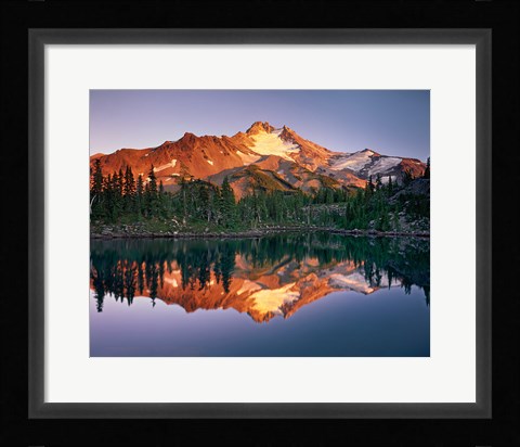 Framed Mount Jefferson Print