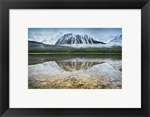 Framed Waterfowl Lake I Print