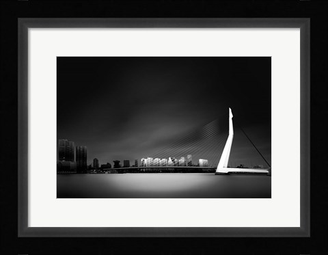 Framed Erasmus Bridge Rotterdam Print