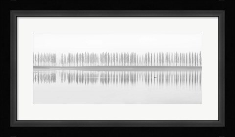 Framed Misty Alley Print