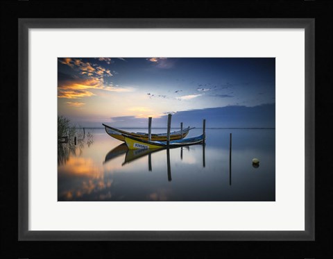 Framed Boats Print