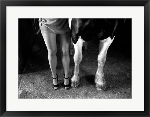 Framed To Cool One&#39;s Heels Print