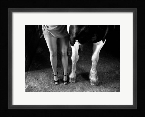Framed To Cool One's Heels Print