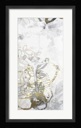 Framed Winter Gold I Print