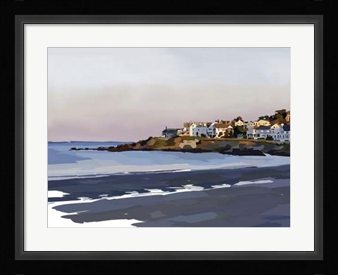 Framed Peaceful Coast Print