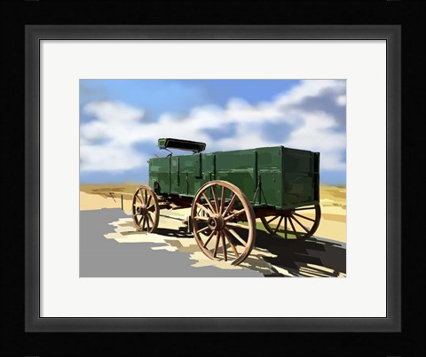 Framed Bold Wagon I Print