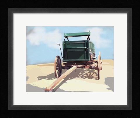 Framed Bold Wagon II Print
