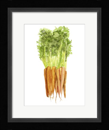 Framed Watercolor Veggie III Print