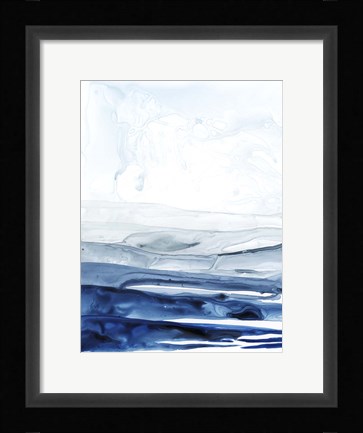 Framed Azure Arctic I Print