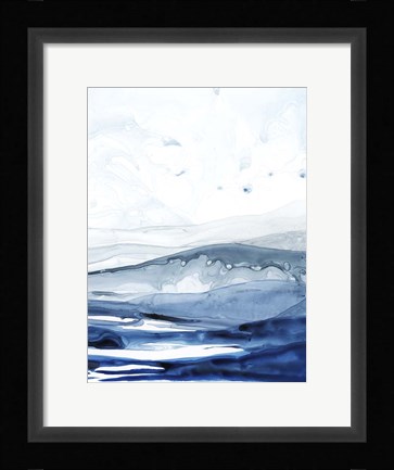 Framed Azure Arctic II Print
