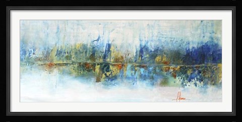 Framed Aqua Azul Print