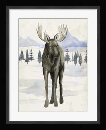 Framed Alaskan Wilderness I Print