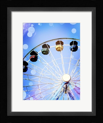 Framed Carnival Blues II Print