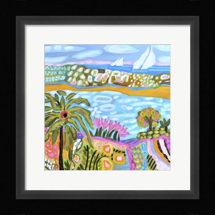 Framed Palm Retreat Print