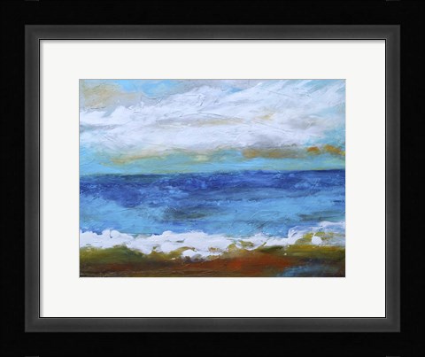 Framed Beach &amp; Sky II Print