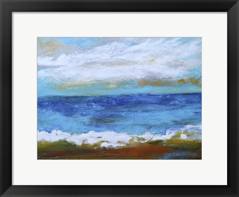 Framed Beach &amp; Sky II Print
