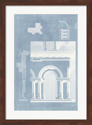 Framed Details of French Architecture I Print