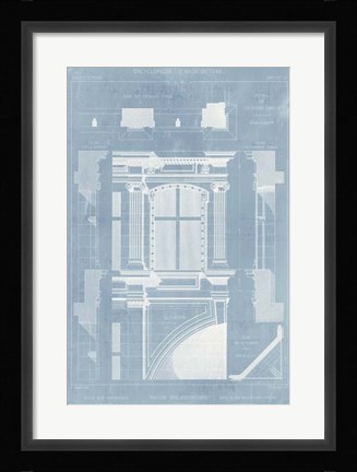 Framed Details of French Architecture II Print
