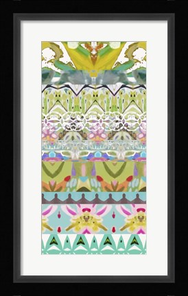 Framed Border Boho I Print