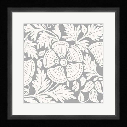 Framed Ornamental Detail I Print