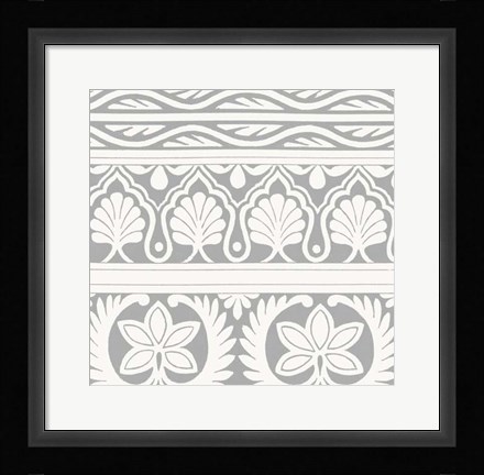 Framed Ornamental Detail II Print