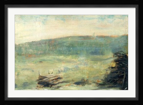 Framed Landscape at Saint-Ouen Print