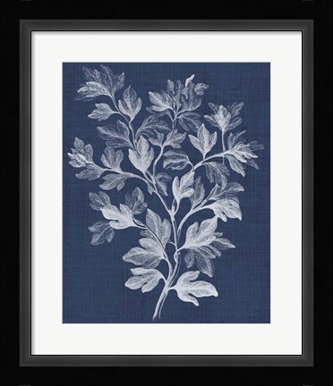 Framed Foliage Chintz I Print