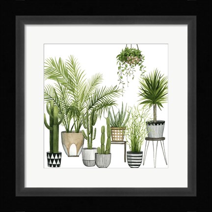Framed Plant Haven II Print