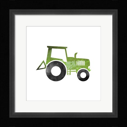 Framed Truck With Paint Texture - Part II Print