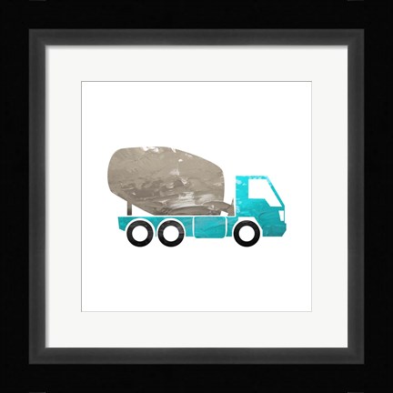 Framed Truck With Paint Texture - Part IV Print