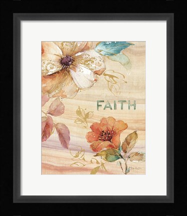 Framed Spiced Nature IV Marble Print