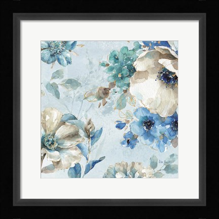 Framed Indigold X Print