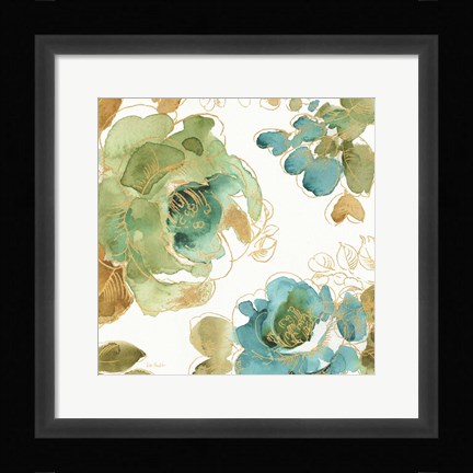 Framed My Greenhouse Roses II Print