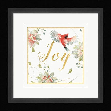 Framed Dancing Bird II Print