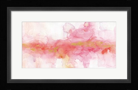 Framed Rainbow Seeds Abstract Gold Print