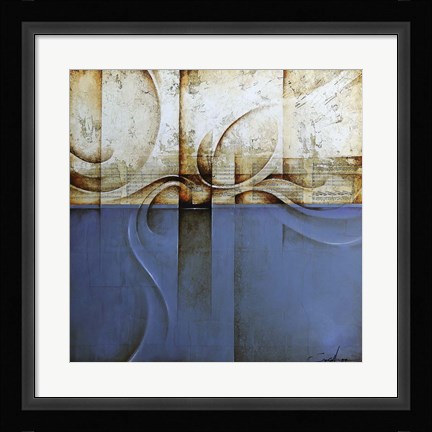 Framed Mozart Blue Print