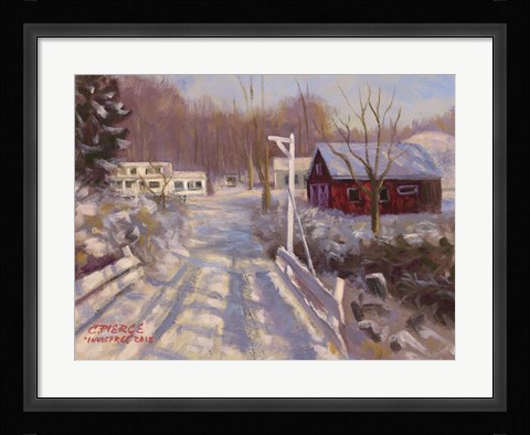 Framed Coming Into Winter Print