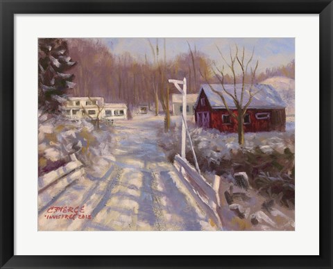 Framed Coming Into Winter Print