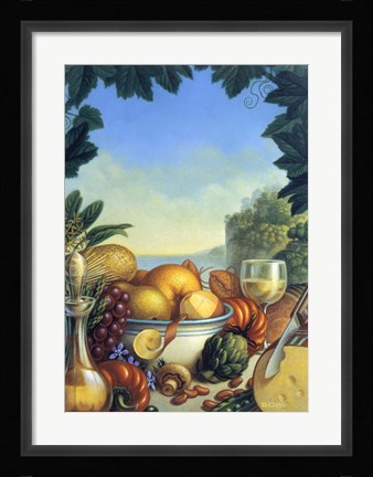 Framed Mediteranean Still Life Print