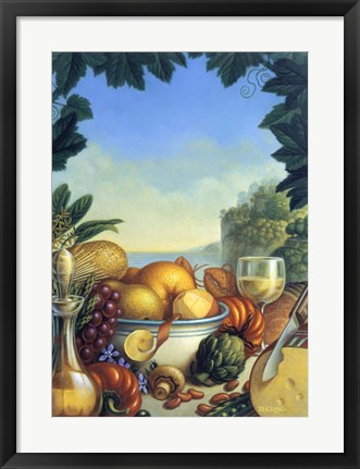 Framed Mediteranean Still Life Print