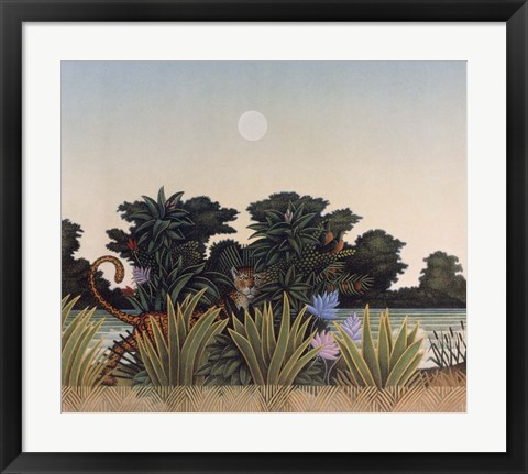 Framed Leopard Print