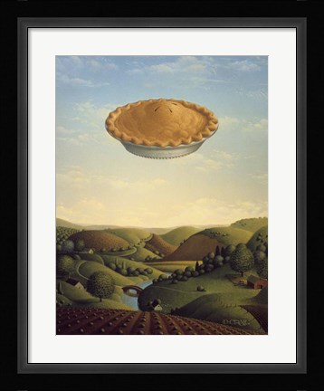 Framed Pie In The Sky Print